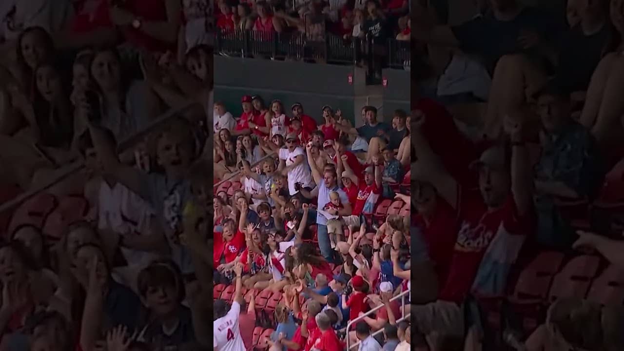 Dad Makes INCREDIBLE Barehanded Catch While Holding His Kid at Cards vs. Cubs Game! 😱⚾