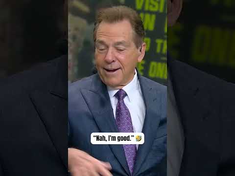 Would Nick Saban be the commissioner of CFB? 👀