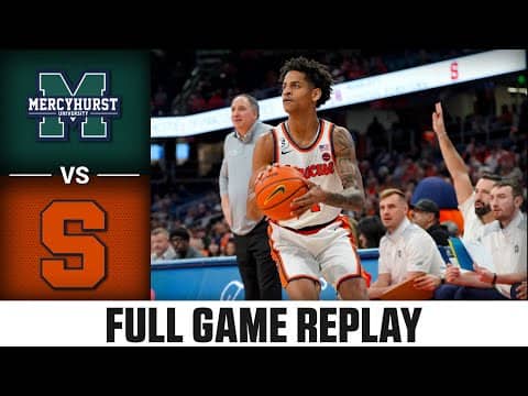 Mercyhurst vs Syracuse Full Game Replay | 2025-26 ACC Men's Basketball