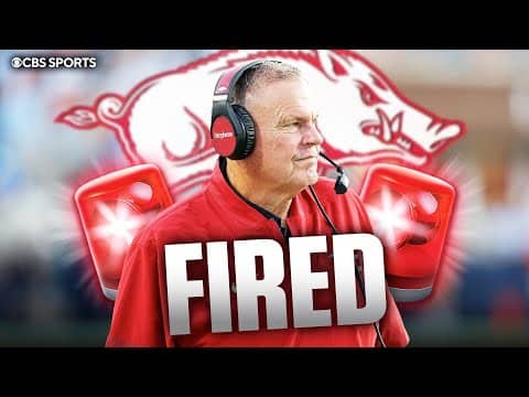 Arkansas FIRES head coach Sam Pittman, Bobby Petrino to serve as interim head coach