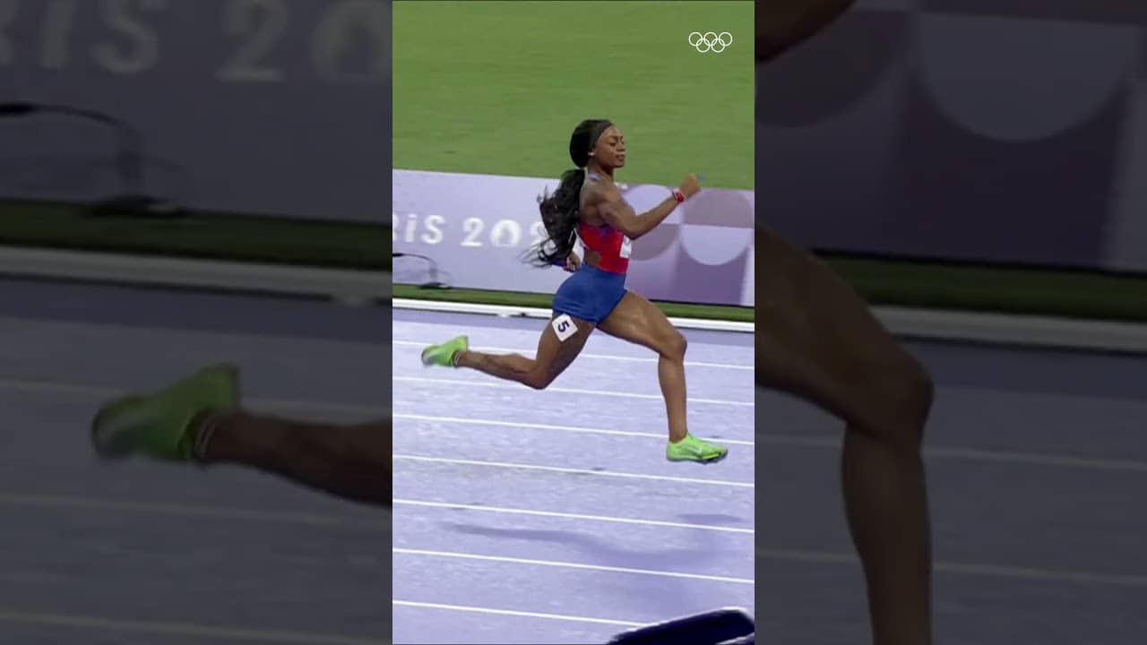 That look said it all! 👀 📸 #Paris2024 #Olympics