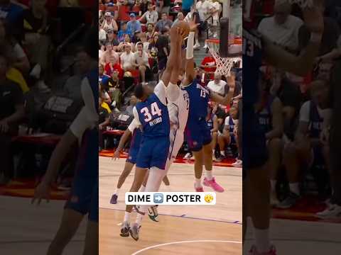 Labaron Philon with the dime to Johni Broome for the poster 🔥