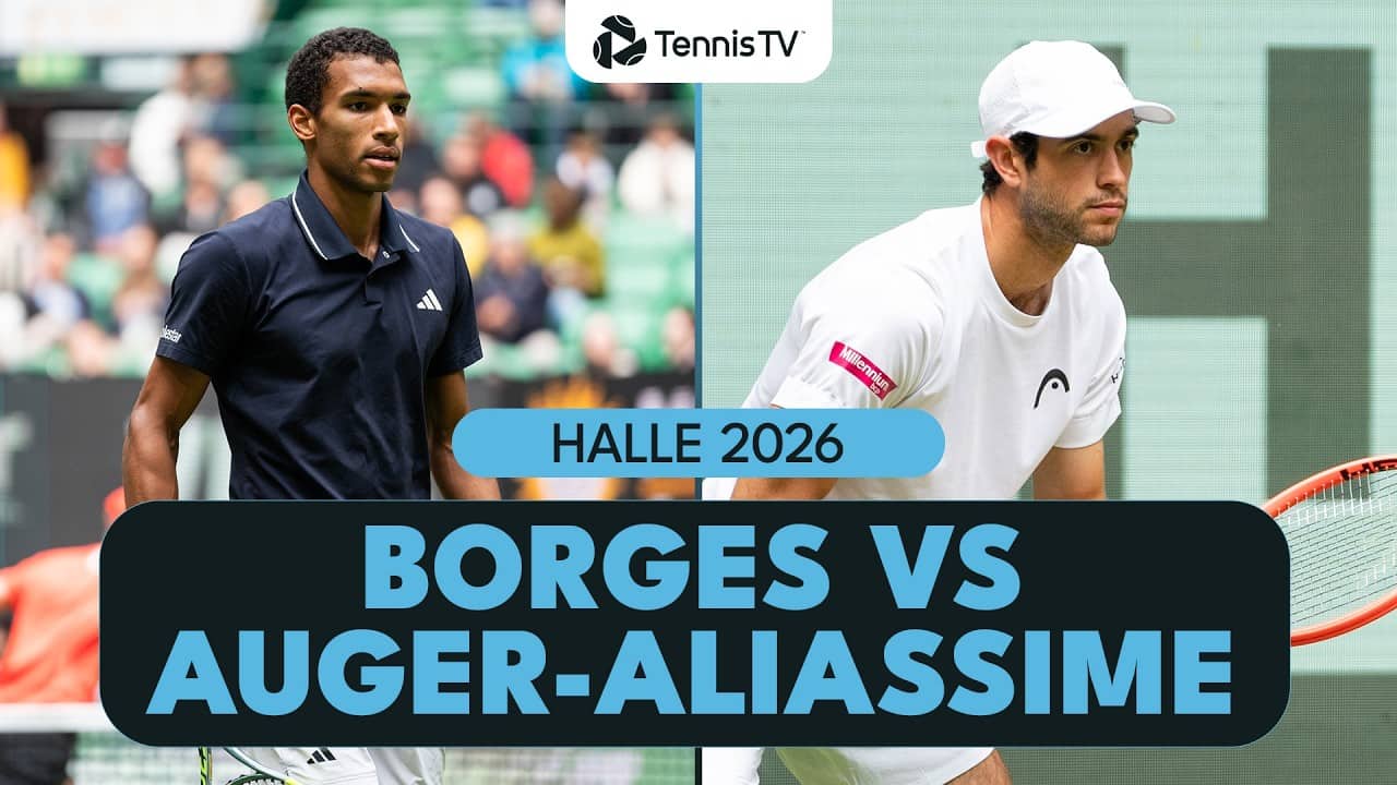Felix Auger-Aliassime Takes On Nuno Borges 🌱 | Halle 2026 Highlights