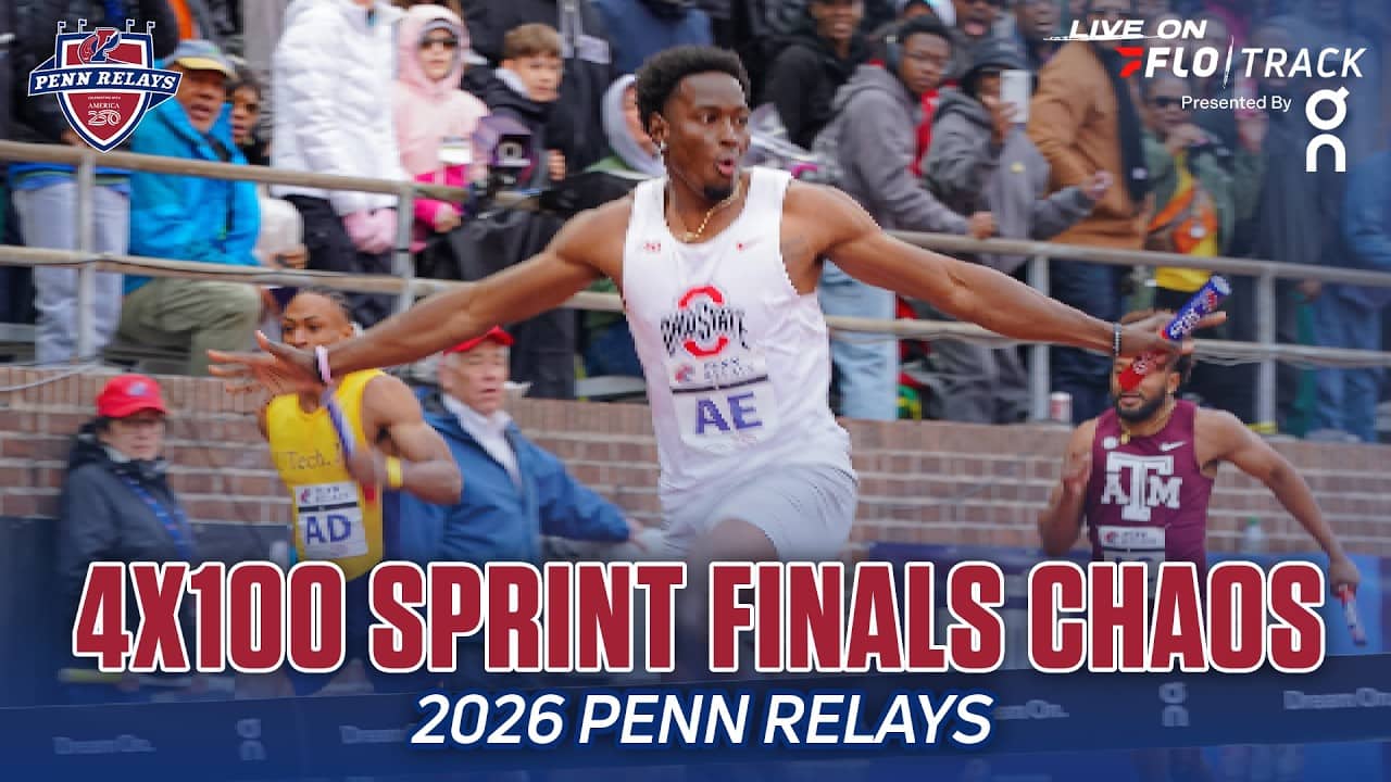 TWO THRILLING 4x100m Finals at 2026 Penn Relays, 4x100m Full Race Replays