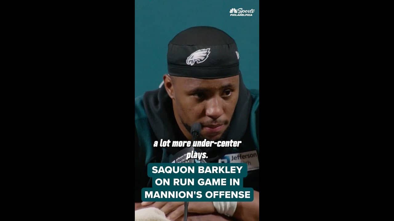 Saquon Barkley details how Eagles run game could look different under Sean Mannion in 2026