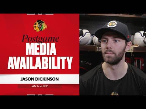 "We're trying to make one extra move." | Jason Dickinson Postgame 1.17.26