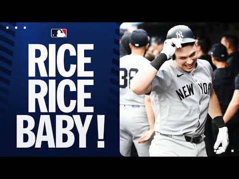 Ben Rice lifts a GO-AHEAD GRAND SLAM in extras !!! (Drives in five Yankee runs overall 💪)
