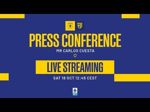 Live – Carlos Cuesta alla vigilia di Genoa-Parma