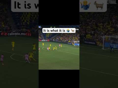 MESSI GOAL 🐐⚽️ Unfair. Cheat Codes. LOL. How?