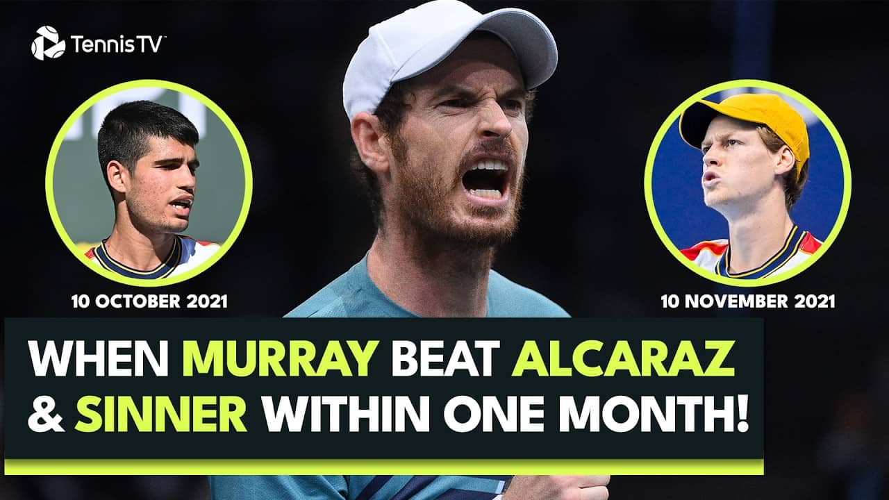 When Andy Murray Beat Young Carlos Alcaraz & Jannik Sinner in A MONTH 😅