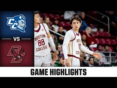 Central Connecticut St. vs. Boston College Game Highlights | 2025-26 ACC Men's Basketball