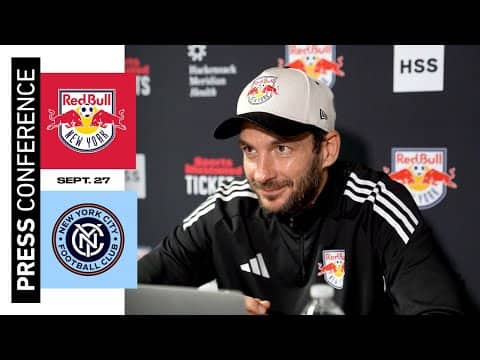 Sandro Schwarz | Prematch Press Conference | New York Red Bulls vs. New York City FC