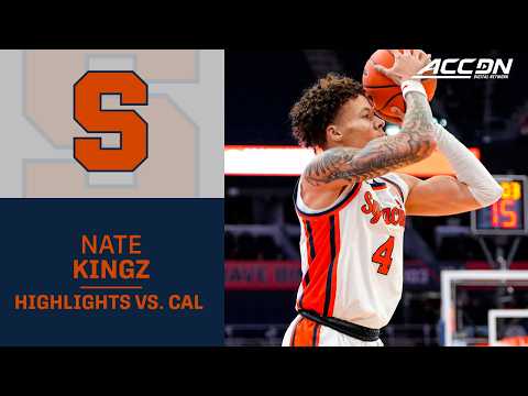 Syracuse's Nate Kingz Carries The Orange All The Way To An Overtime Win