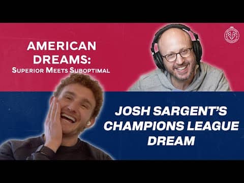 Josh Sargent on USMNT's striker issue & Copa América goals!