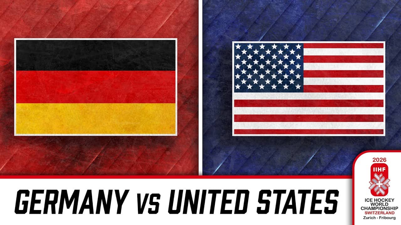 Watch Germany vs United States at the 2026 IIHF World Championship 🇩🇪🇺🇸🏒