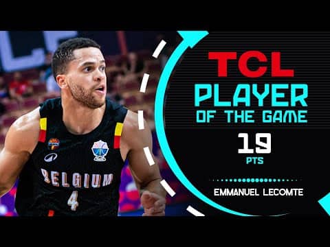 Emmanuel Lecomte (19 PTS) | TCL Player Of The Game | POL 🇵🇱 vs BEL 🇧🇪 | FIBA EuroBasket 2025