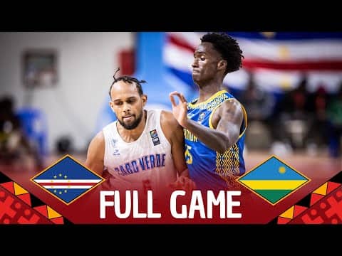 Group Phase | Cape Verde v Rwanda | Full Basketball Game | FIBA AfroBasket 2025