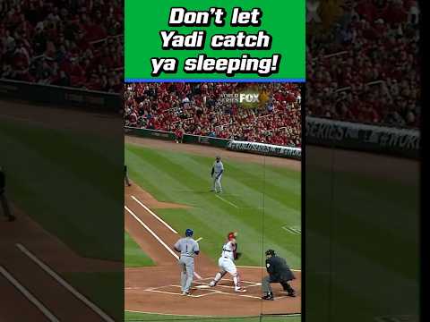 Yadi pulled this off in a World Series Game 7!
