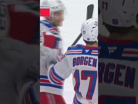 WILL BORGEN GOAL ALERT 🔔 #nyr #hockey #goal #nhl