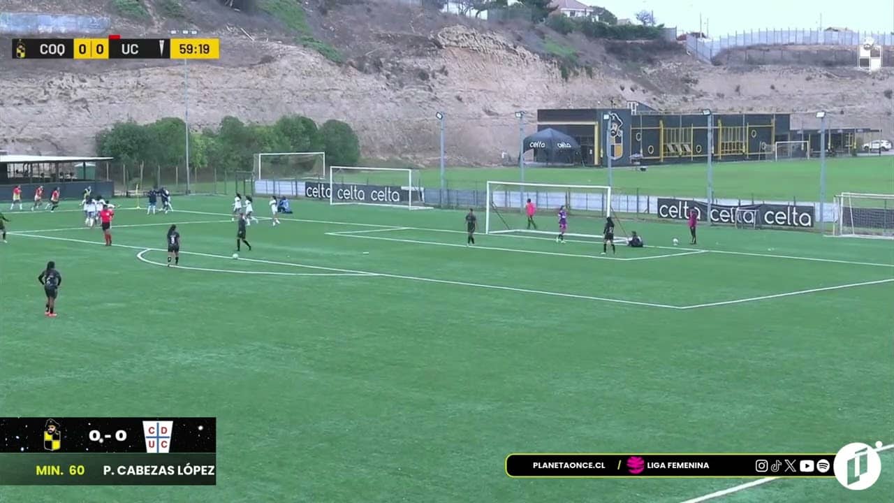 #GolesP11 Coquimbo U. 0-1 U. Católica Fecha 11 1ra Rueda Liga Femenina 30-05-2026