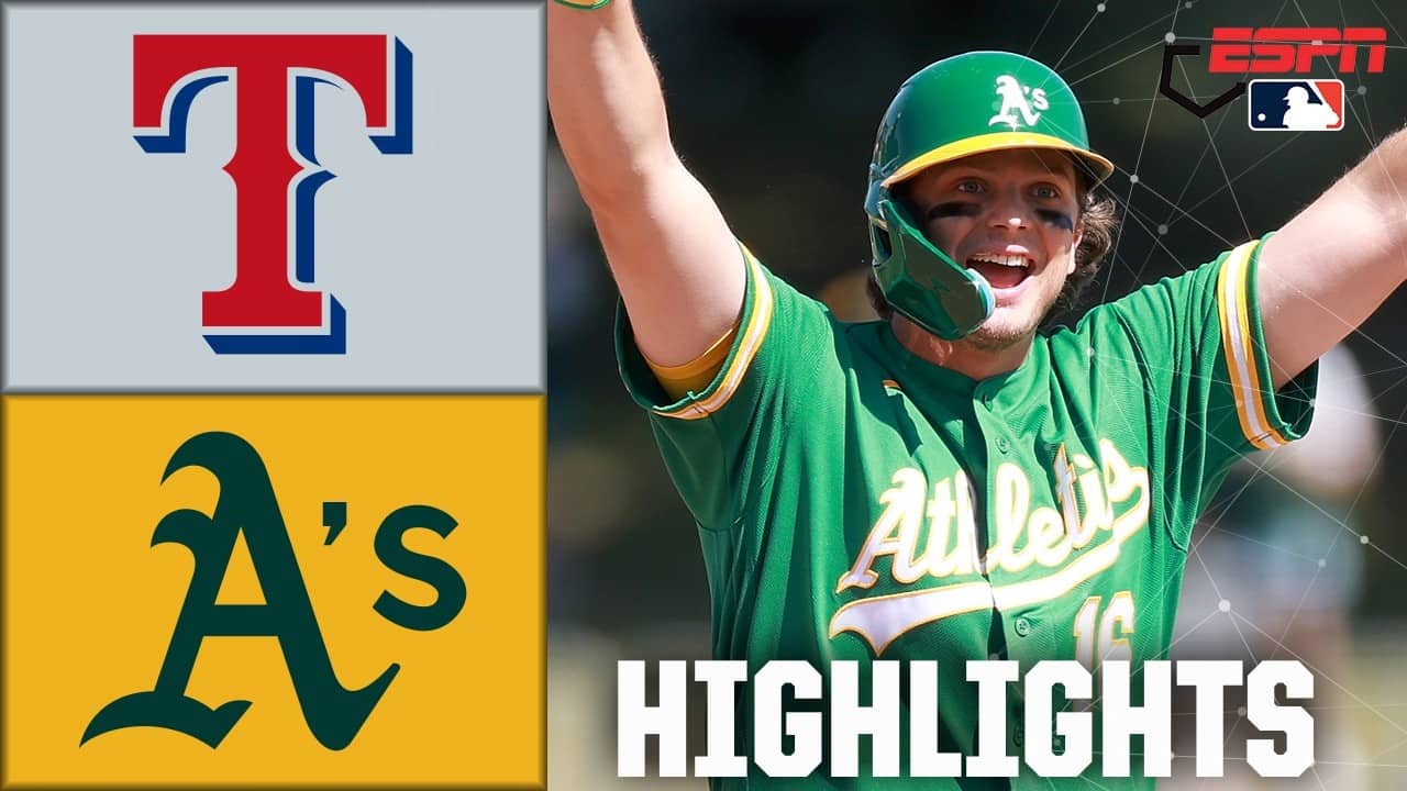 WIND FACTOR 💨 Texas Rangers vs. Athletics | Full Game Highlights | ESPN MLB