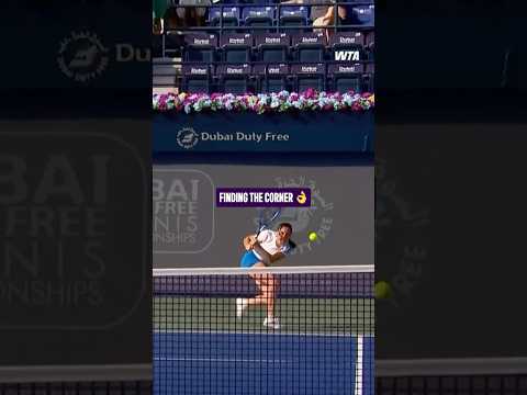 Pinpoint precision from Antonia Ruzic 🤩 #DDFTennis