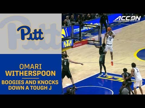 Pitt's Omari Witherspoon Boogies & Knocks Down A Tough J