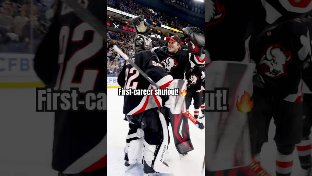 First-career shutout for Colten Ellis! 👏 #nhl #hockey #goalie