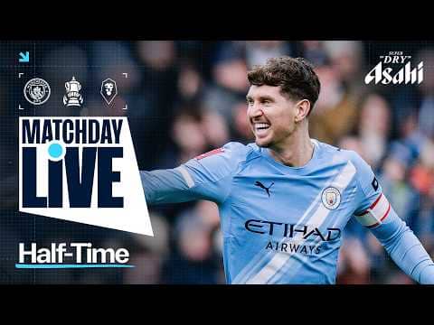 MATCHDAY LIVE! CITY AHEAD AT THE BREAK IN 4TH ROUND TIE! | Man City 1-0 Salford | FA Cup
