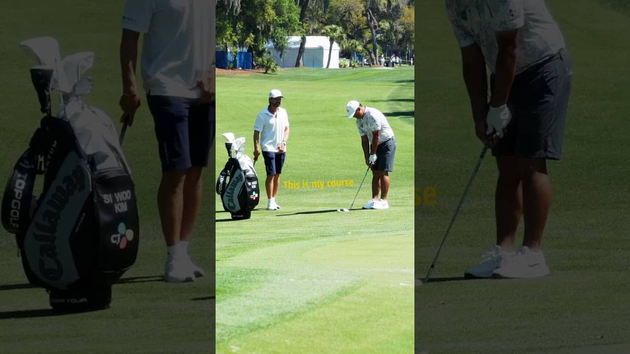 👀 Si Woo Kim & Akshay Bhatia Practice Round