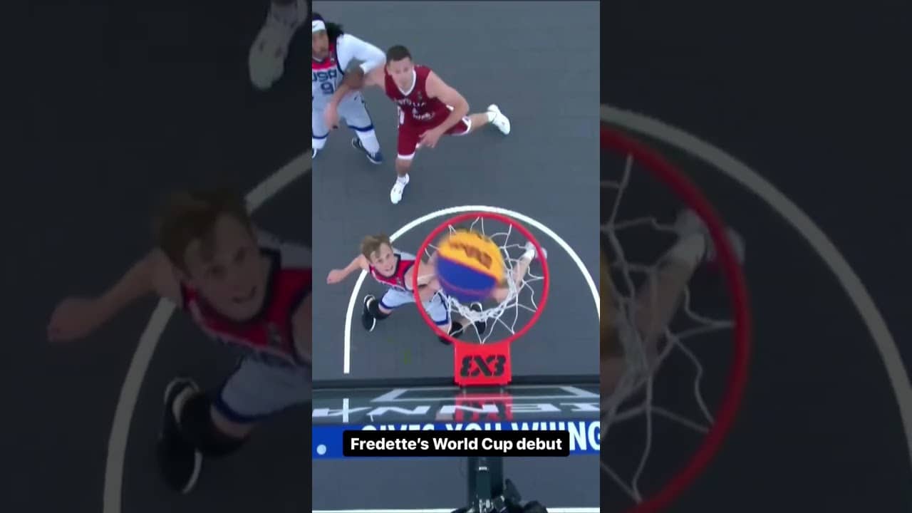 Jimmer Fredette reminding everyone he’s still cold 🥶 Via: FIBA3x3 #3x3basketball
