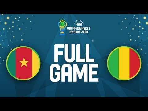 LIVE - Cameroon v Mali | FIBA U16 AfroBasket 2025 | Semi-Finals