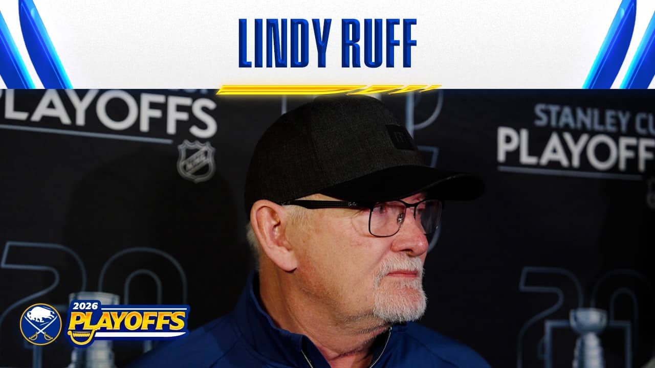 "I'm Having Fun With Them" | Lindy Ruff After Game 4 Win Over Montreal | Buffalo Sabres Playoffs