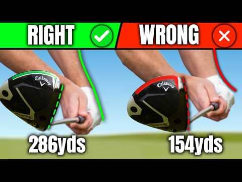 Why You Can't Hit Driver as Far as You Should - Simply Do This