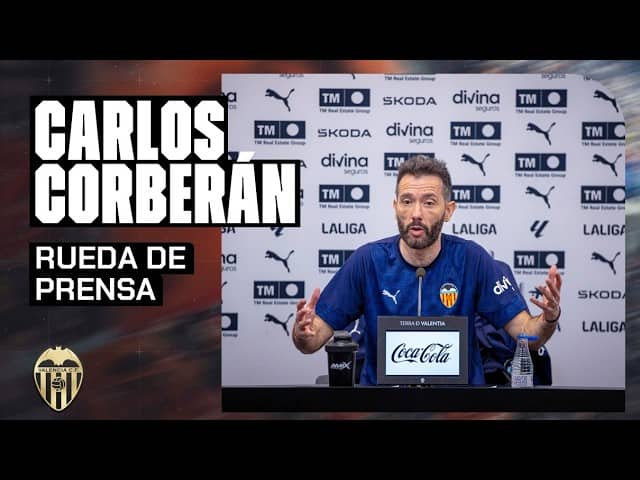 RUEDA DE PRENSA CARLOS CORBERÁN PREVIA AL REAL SOCIEDAD - VALENCIA CF