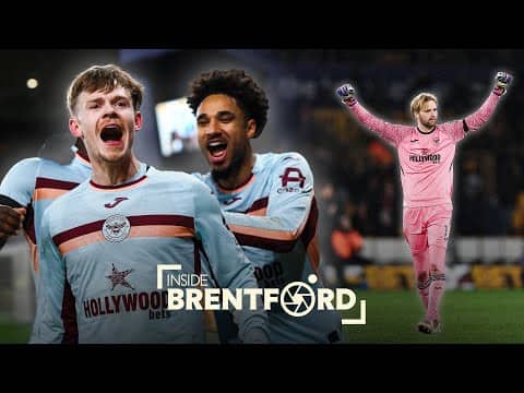 Keane Lewis-Potter's new celebration?! 🤔🧈 | Inside Brentford | Wolves (A) | Pitchside