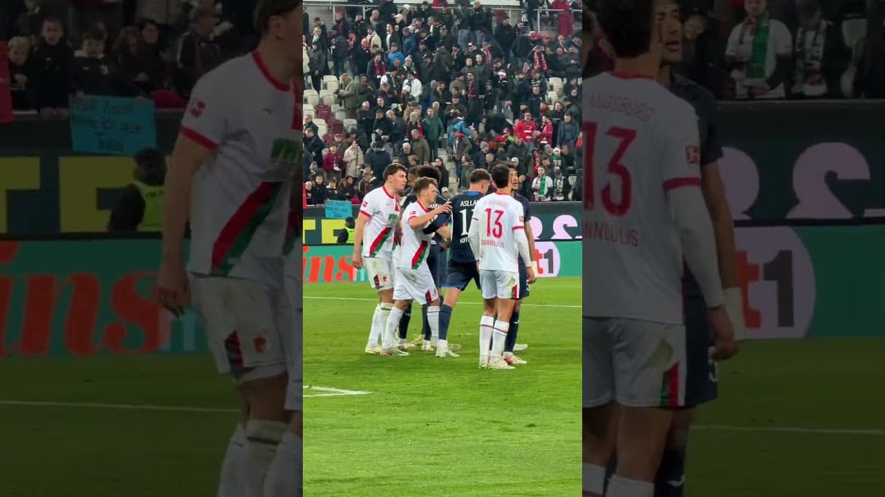Eine Welt, zwei Parallelen 😅 #hoffenheim #tsg #augsburg #bundesliga #fisnikasllani  #football