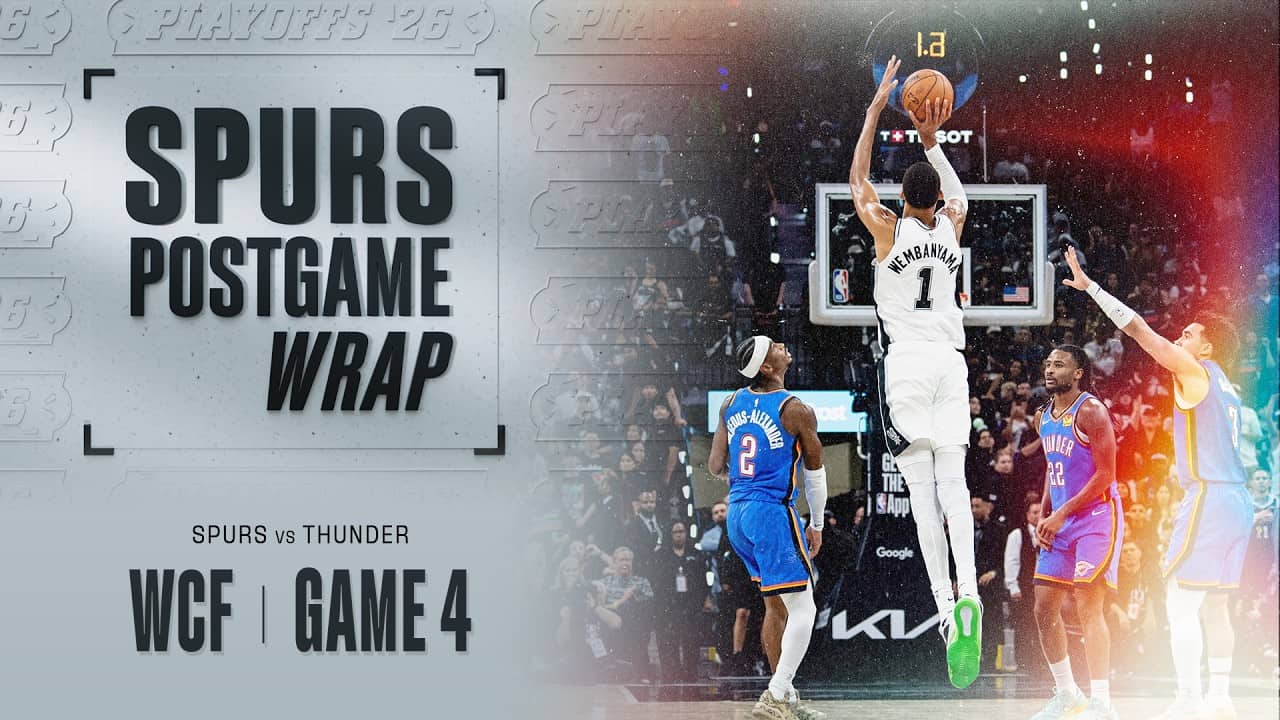 Spurs Postgame Wrap LIVE | WCF Game 4 Reaction, Spurs Tie Series 2-2