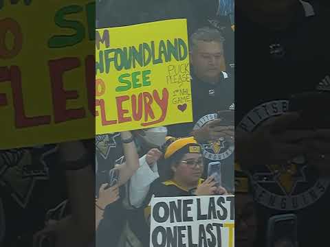Marc-Andre Fleury’s Penguins Farewell 👏🐧❤️