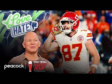 Chris Olave, Travis Kelce atop Berry's WR/TE Love list | Fantasy Football Happy Hour | NFL on NBC