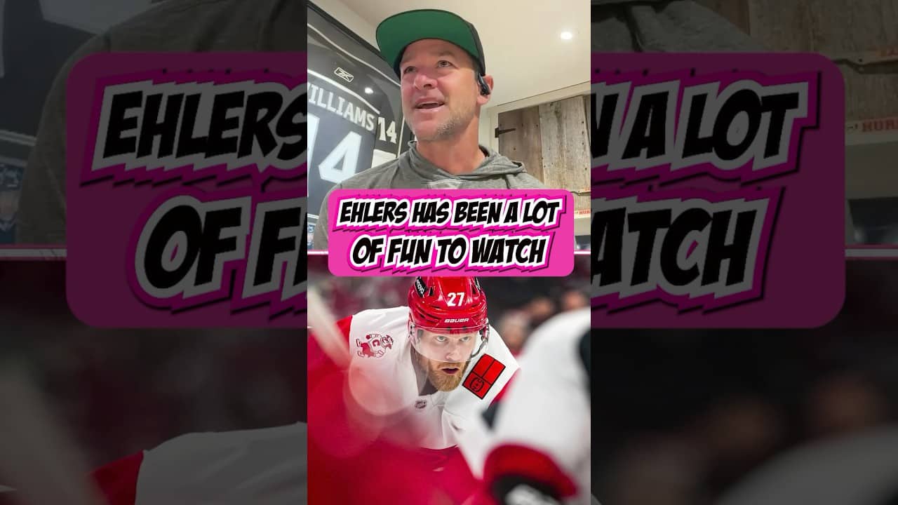 Nikolaj Ehlers is earning his spot as  Justin Williams’ favourite player the watch on the ice.