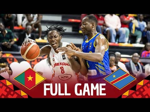 Qualif to Quarter Finals | Cameroon v Congo DR | Full Basketball Game | FIBA AfroBasket 2025