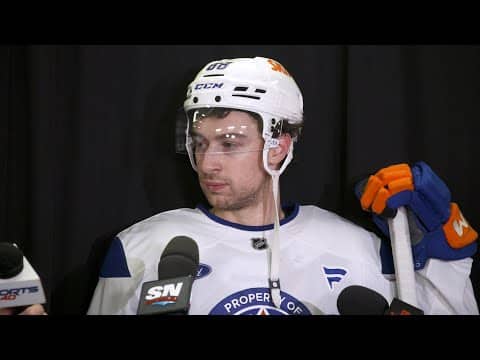 RAW | Andrew Mangiapane 11.28.25