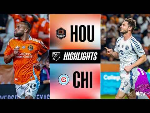 Houston Dynamo FC vs. Chicago Fire FC | Full Match Highlights | Second Half COMEBACK!!