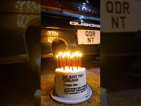 Backfiring our 1 million subscribers cake to celebrate