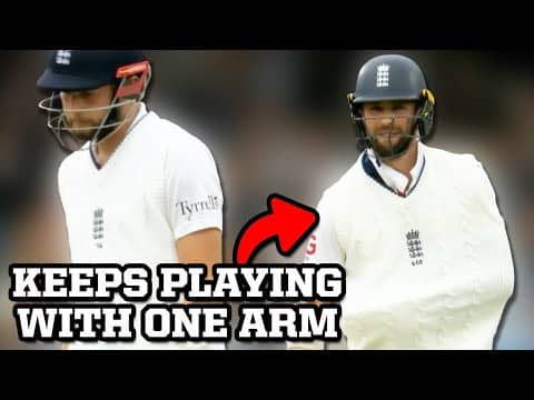 One-armed Chris Woakes is England’s last hope against India, a breakdown