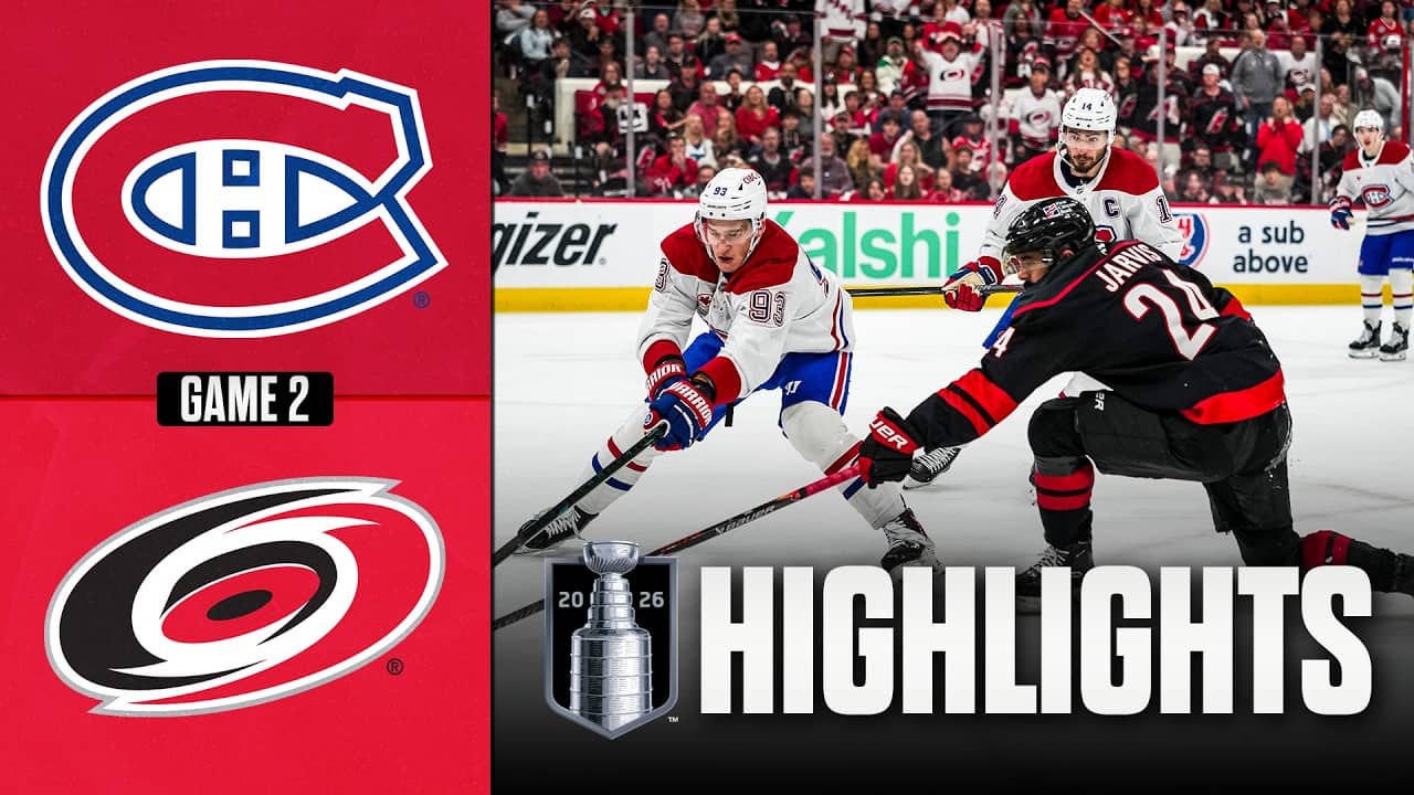 Canadiens vs. Hurricanes | NHL Playoff Highlights | Game 2 | May 23, 2026
