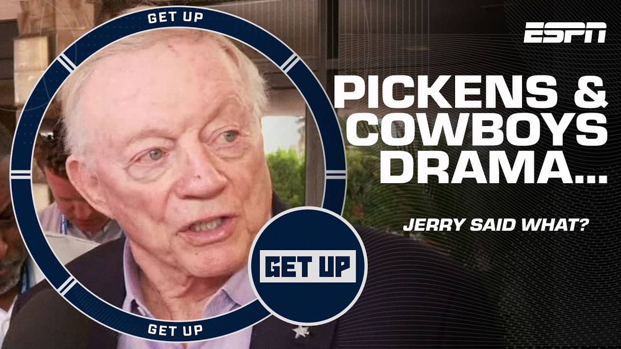 Jerry Jones doesn't want to get 'mom & dad-ed' by players & agents 👀 George Pickens updates | Get Up