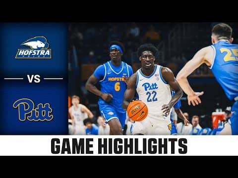 Hofstra vs. Pitt Game Highlights | 2025-26 ACC Men's Basketball