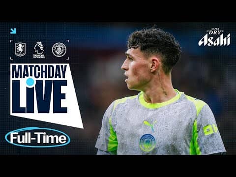 CITY BEATEN AT VILLA PARK | Aston Villa 1-0 Man City | Premier League